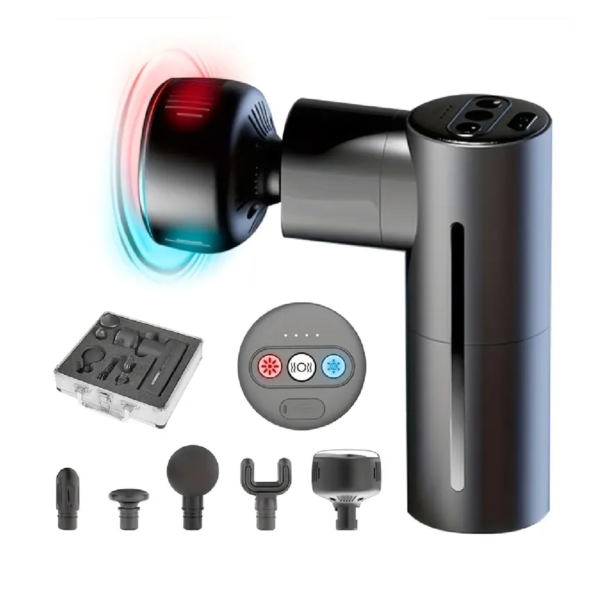 1 Heated Deep Tissue Massage Gun