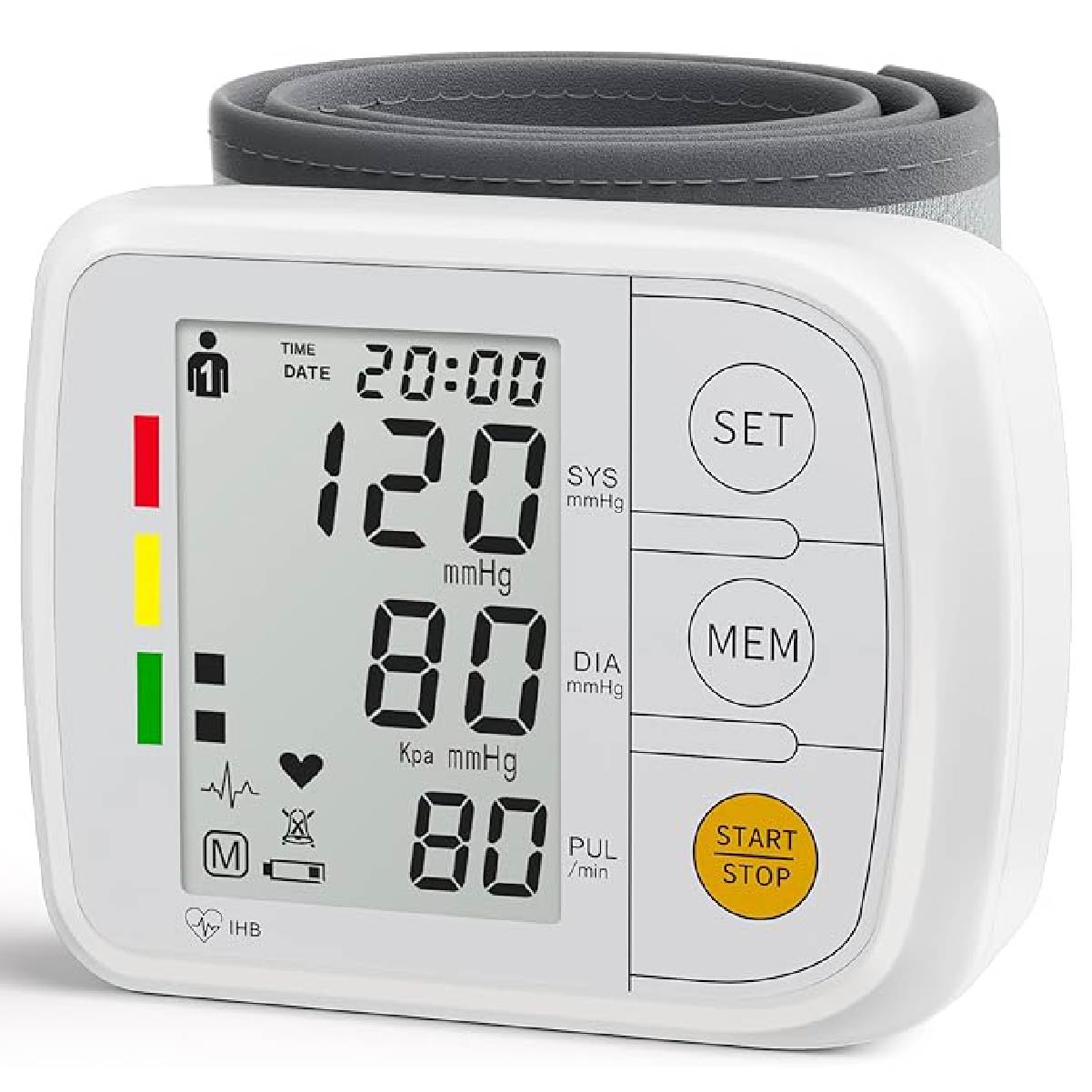 Wrist Blood Pressure Monitors for Home Use with Bp Cuff 5.47-7.68"