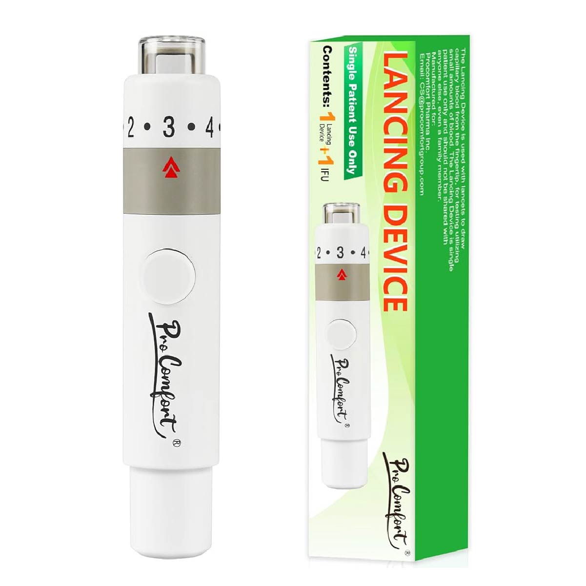 Lancing Device Pen Less Pain Blood Sampling Pen