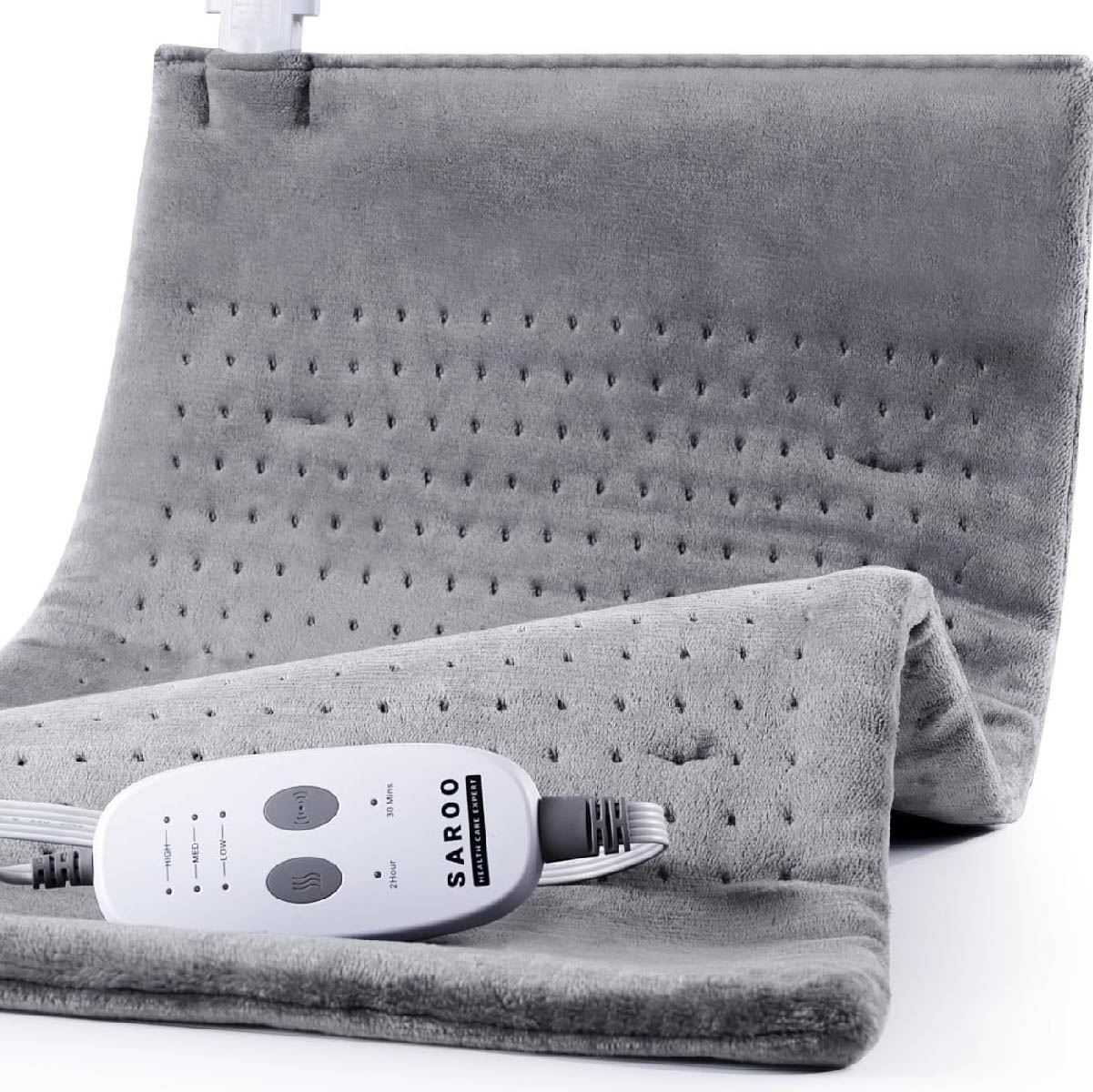 Heating Pad for Back Pain Relief, Massaging Weighted Heating Pads