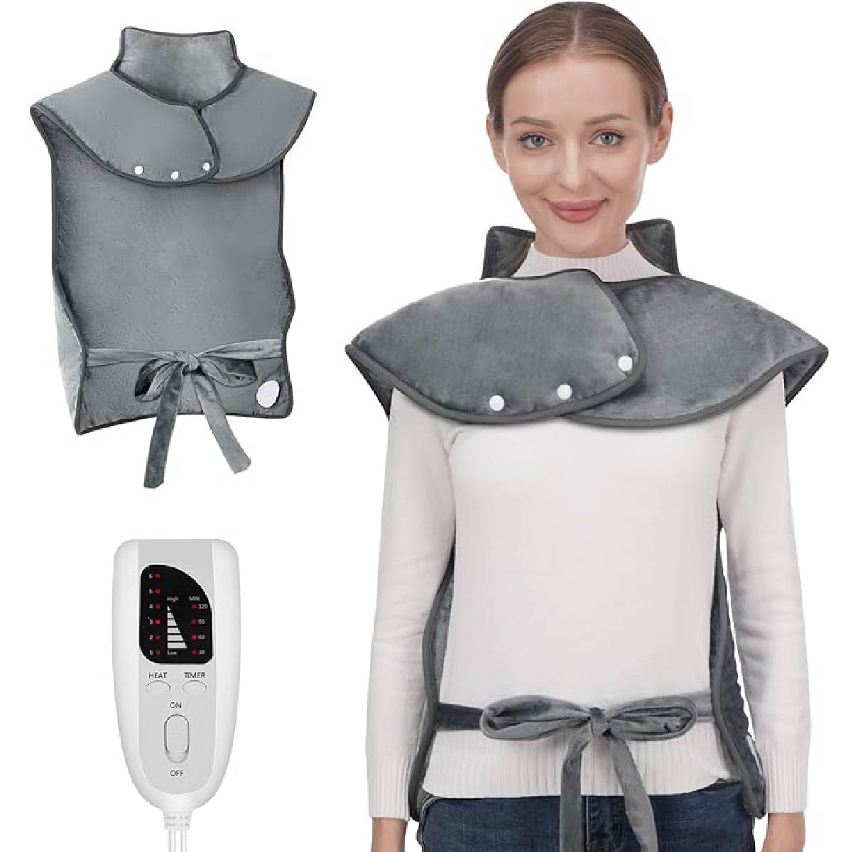 Fast Heating Electric Heating Pad for Neck and Shoulder and Back