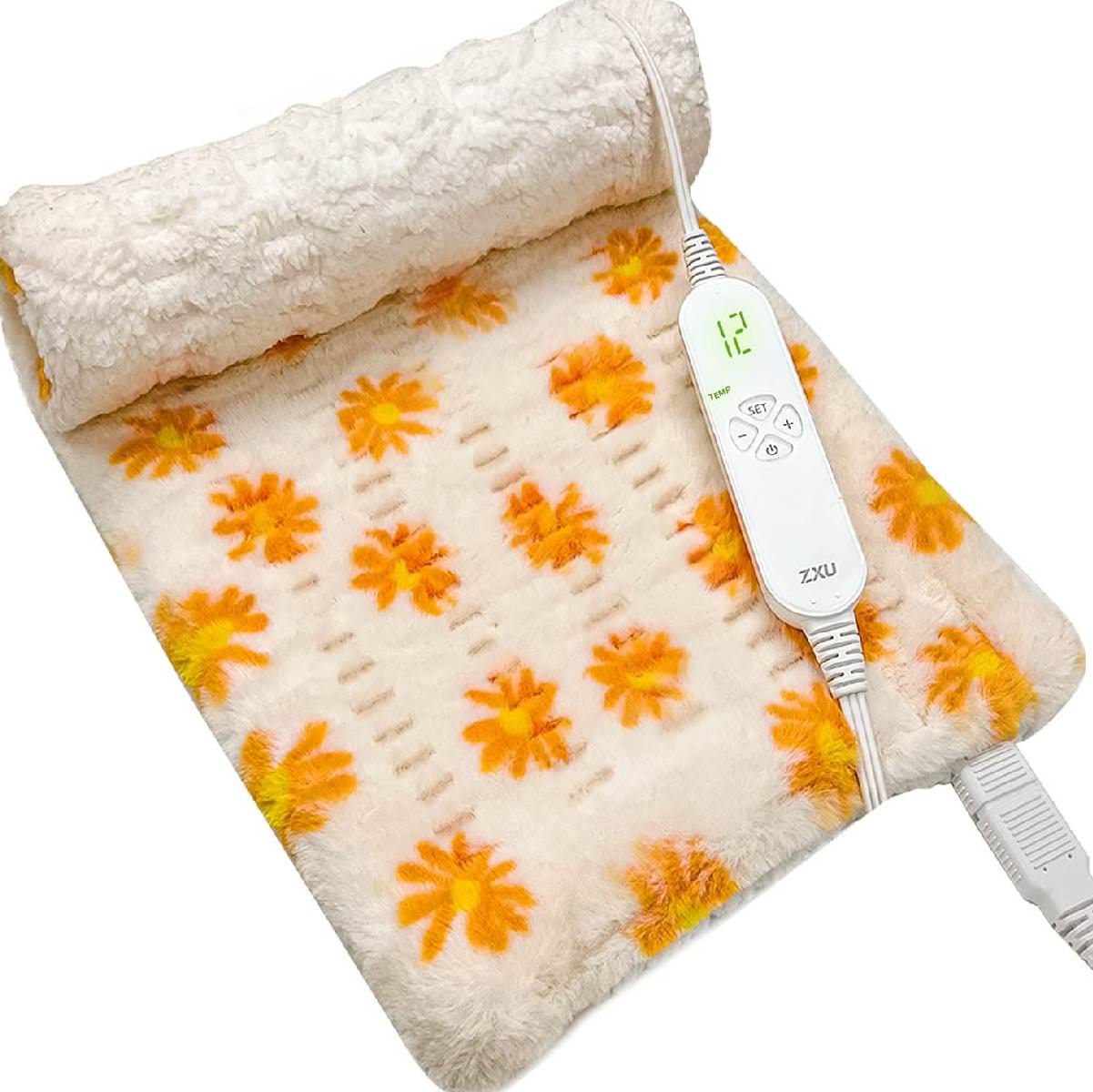 ZXU Heating Pad for Back Pain Relief and Cramps Relief