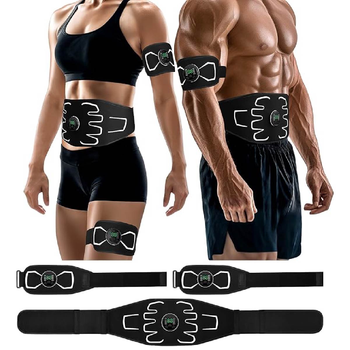 Electronic Muscle Stimulator - Portable Powered Ab Stimulator Muscle Toner