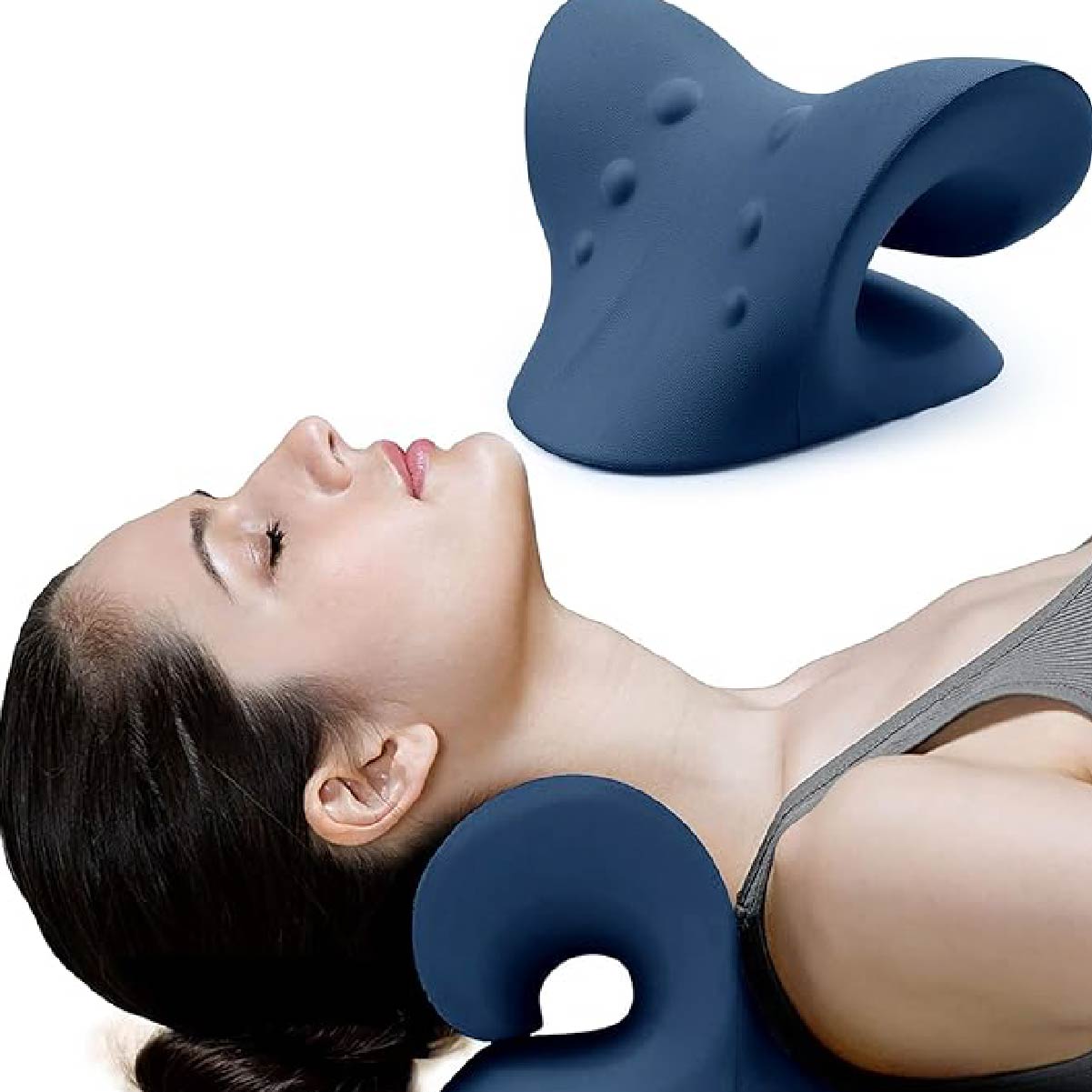 RESTCLOUD Neck and Shoulder Relaxer, Cervical Traction Device for TMJ Pain Relief
