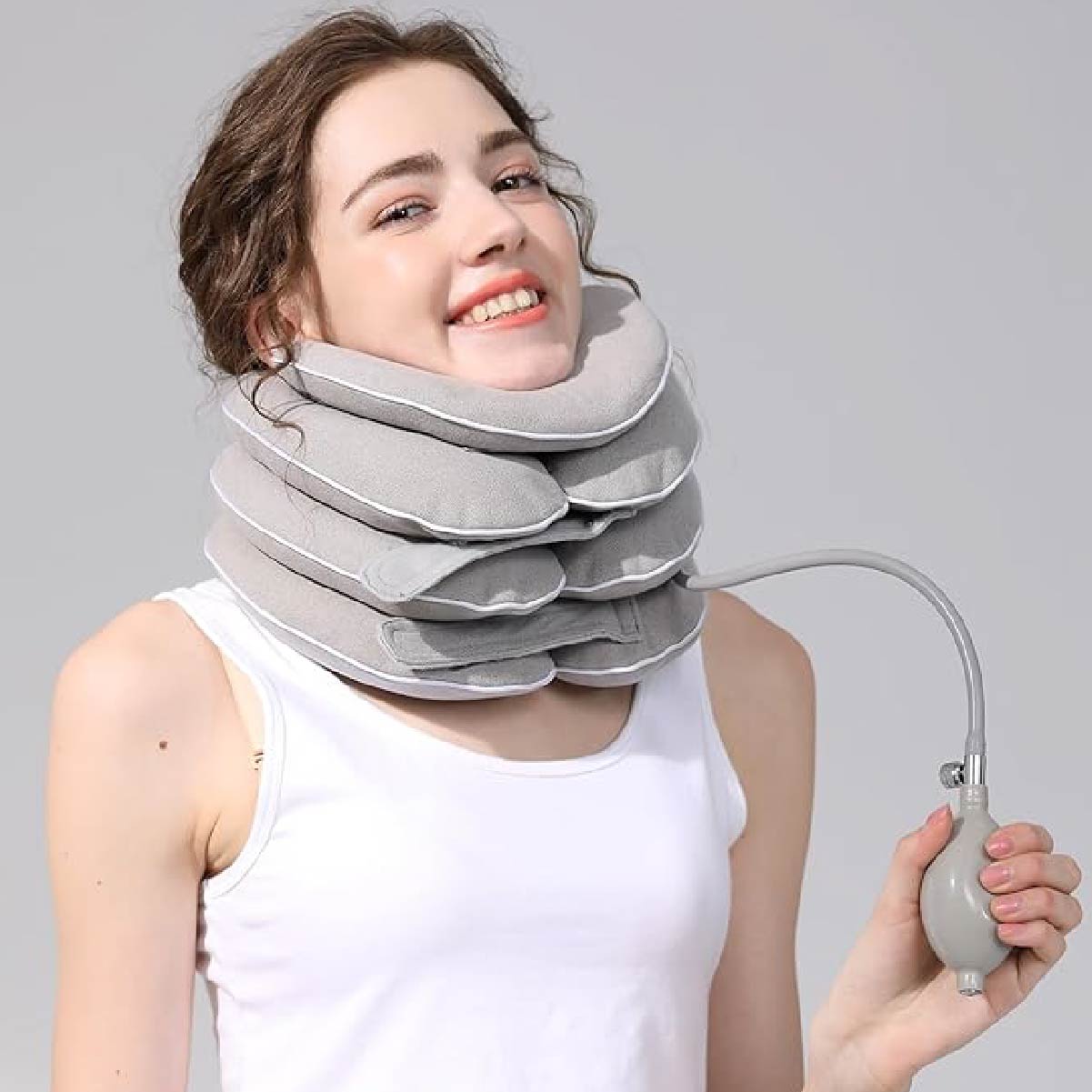 Neck Stretcher with Neck Brace,Cervical Traction Neck Device